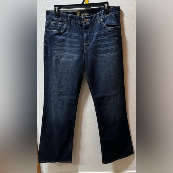 Kut from the Kloth Dark Blue Flare Jeans - Picture 11 of 12